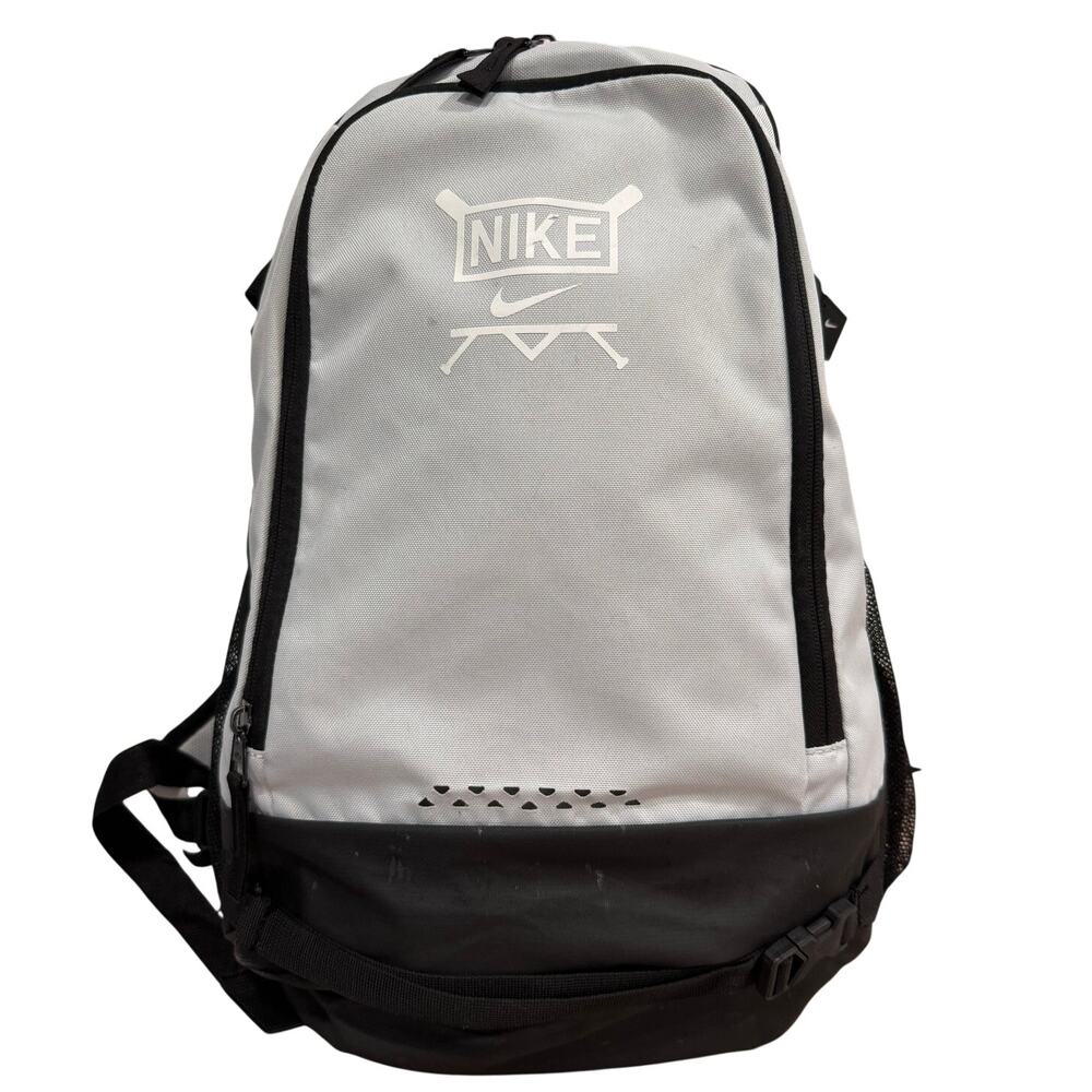 Nike Vapor Select 2017 Baseball Backpack BA5434 Bat Cleat Compartment Gray Black